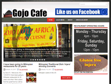 Tablet Screenshot of gojocafe.com